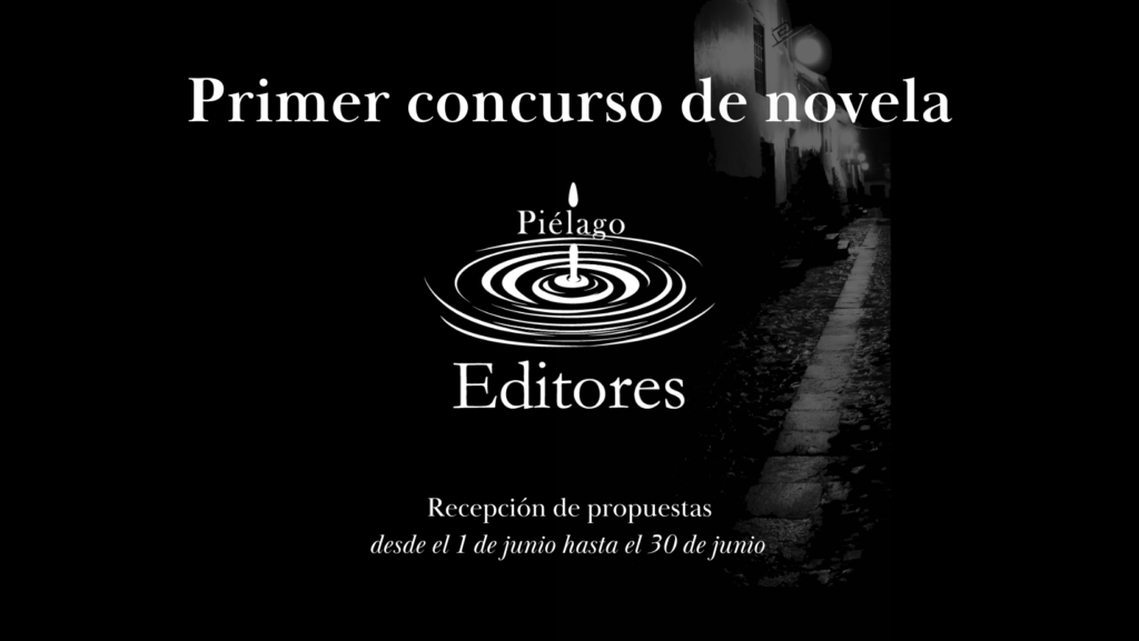 Primer concurso de novela - Piélago